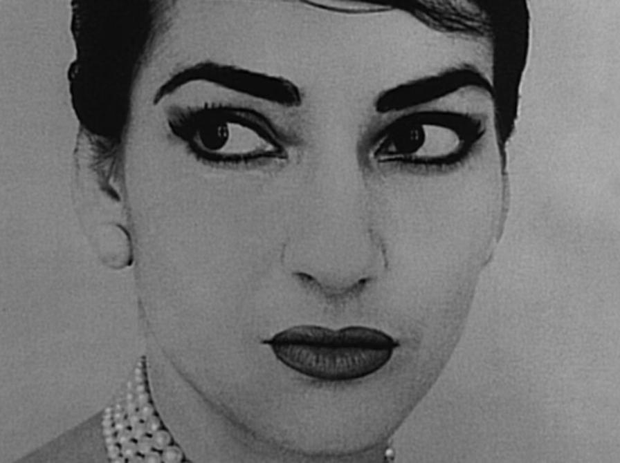 Foto af Maria Callas fra filmen